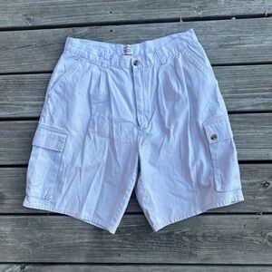 Bugle Boy Light Gray Cargo‎ Shorts
